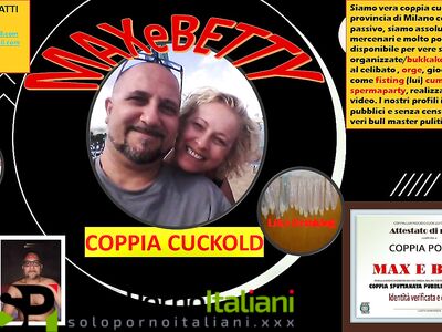 Max e Betty coppia sputtanata in rete con lui Cuckold e