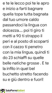 Martina solo con te desidero fare questa mia fantasia