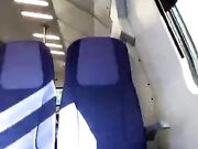 Coppia Napoletana Tette e Ditalino in treno C4