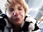 Coppia Napoletana Tette e Ditalino in treno C4