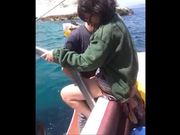 Coppia matura amica fa sesso in barca