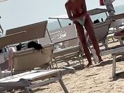 Milf fica al mare in topless