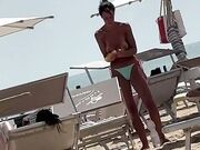 Milf fica al mare in topless