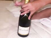 Antonella Mosetti footjob Moet & Chandon