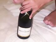 Antonella Mosetti footjob Moet & Chandon