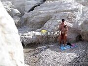 Bionda italiana pompino e sesso in spiaggia