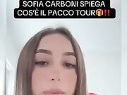 Sofia Carboni annuncia il PACCOTOUR