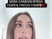 Sofia Carboni annuncia il PACCOTOUR