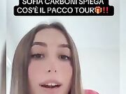 Sofia Carboni annuncia il PACCOTOUR