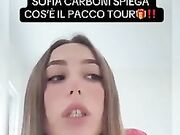 Sofia Carboni annuncia il PACCOTOUR