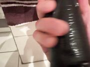 Pussy fuck Black Dildo