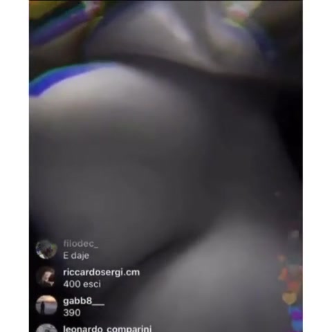 Italiana tettona le esce in diretta instagram Solopornoitaliani 