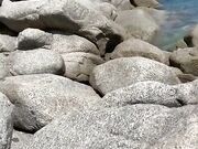 Pompino in Sardegna di fronte al mare