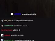 Pompino in diretta e sputazzo in faccia