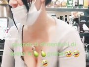 Sara Piras sexy barista sarda TikTok